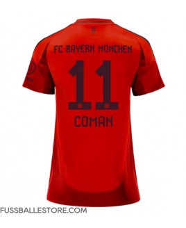 Günstige Bayern Munich Kingsley Coman #11 Heimtrikot Damen 2024-25 Kurzarm